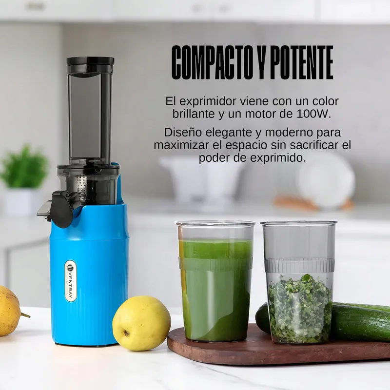 VENTRAY Ginnie Slow Juicer 100W Hemelsblauw — foto 9