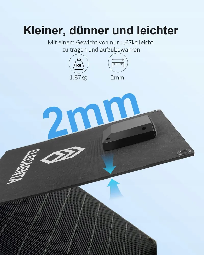 ELECAENTA 60W Draagbare Zonneoplader Opvouwbaar IP68 — foto 3