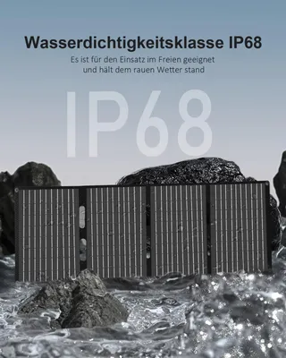 ELECAENTA 60W Draagbare Zonneoplader Opvouwbaar IP68 — miniatuur 7