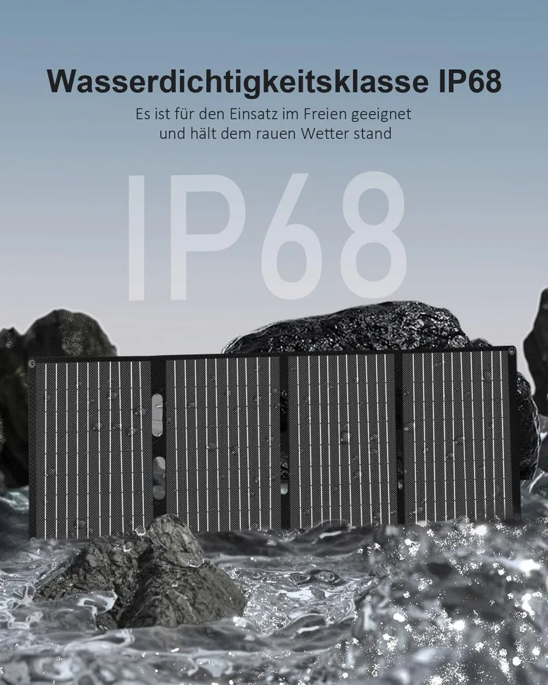 ELECAENTA 60W Draagbare Zonneoplader Opvouwbaar IP68 — foto 7