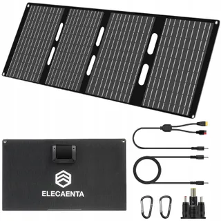 ELECAENTA 60W Draagbare Zonneoplader Opvouwbaar IP68 — miniatuur 1