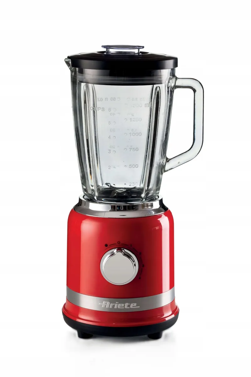 ARIETE 585 Blender 1000W 1,5L 4 Snelheden Pulse Rood — foto 1