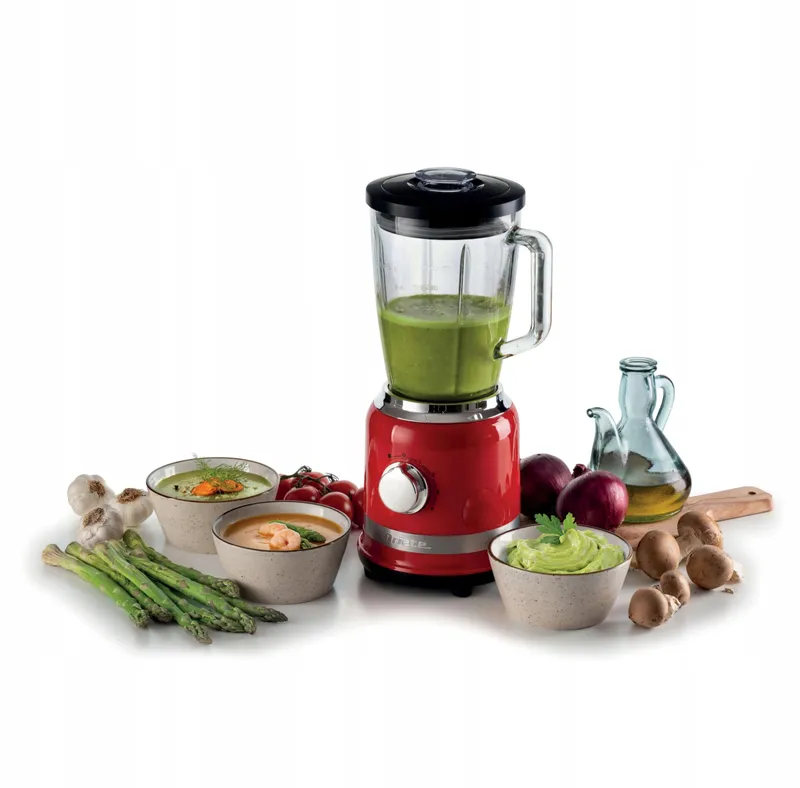 ARIETE 585 Blender 1000W 1,5L 4 Snelheden Pulse Rood — foto 3