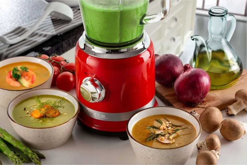 ARIETE 585 Blender 1000W 1,5L 4 Snelheden Pulse Rood — foto 4