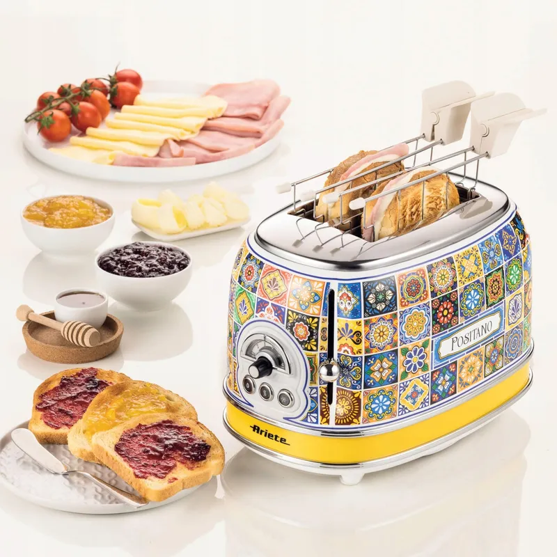 ARIETE Positano Broodrooster 2-Sleuf 6 Standen 810W — foto 3