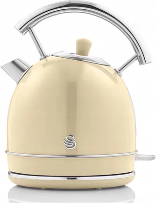 SWAN Retro Waterkoker 1,8L Vintage 3000W Creme — miniatuur 1