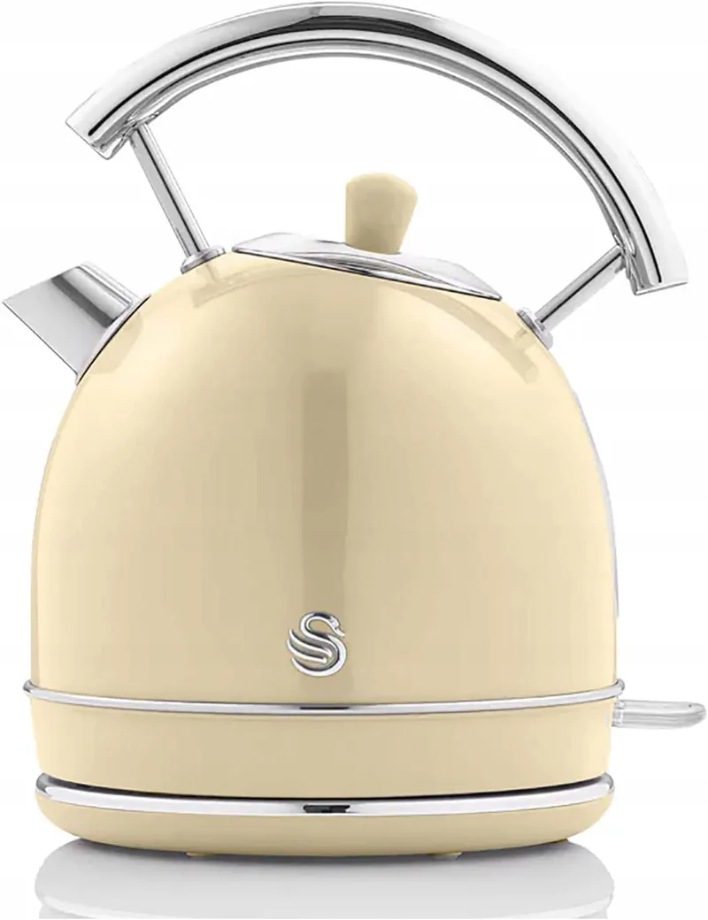 SWAN Retro Waterkoker 1,8L Vintage 3000W Creme — foto 1
