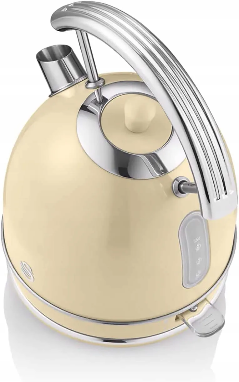 SWAN Retro Waterkoker 1,8L Vintage 3000W Creme — foto 6
