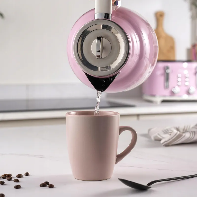 SALTER Retro Waterkoker 1,7L 3kW 360° Basis Kalkfilter Roze — foto 7
