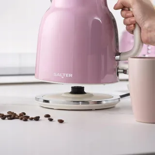 SALTER Retro Waterkoker 1,7L 3kW 360° Basis Kalkfilter Roze — miniatuur 5
