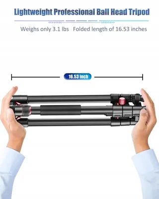 CAMBOFOTO 173cm Aluminium Statief 360° Kop iPad Houder — miniatuur 4