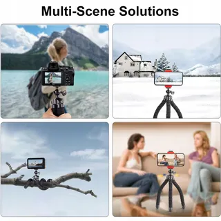 ATAY Mini Reisstatief Telefoon Flexibel voor GoPro Camera's — miniatuur 6