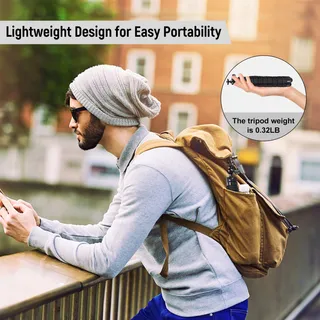 ATAY Mini Reisstatief Telefoon Flexibel voor GoPro Camera's — miniatuur 7