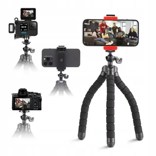 ATAY Mini Reisstatief Telefoon Flexibel voor GoPro Camera's — miniatuur 1