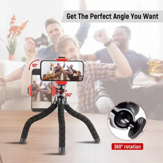 ATAY Mini Reisstatief Telefoon Flexibel voor GoPro Camera's — miniatuur 5