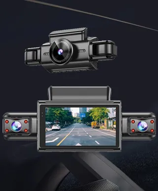 NHOPEEW Dashcam 4-Kanaals 1080P 360° 3" Scherm G-Sensor 64GB — miniatuur 15