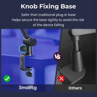 SMALLRIG Microfoonarm 360° Hydraulisch Podcast Streaming — miniatuur 3