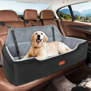 HEGGCOOE Hondenautostoel Grote Honden 45kg Afneembaar Wasbaar — miniatuur 1