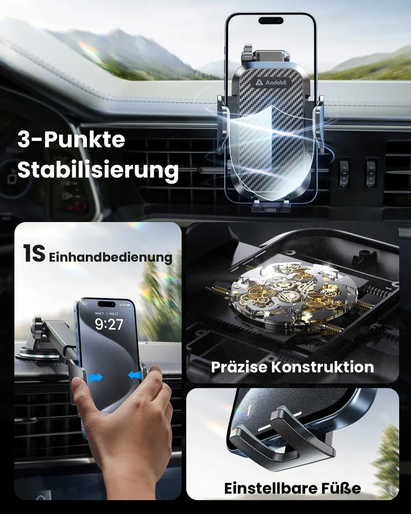 ANDOBIL Autohouder 3-in-1 — foto 5