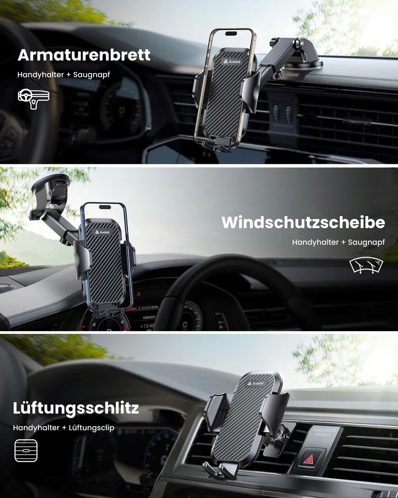 ANDOBIL Autohouder 3-in-1 — foto 3