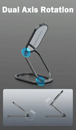 VAWCORNIC Universele Draaibare Telefoonhouder iPhone iPad Samsung — miniatuur 2