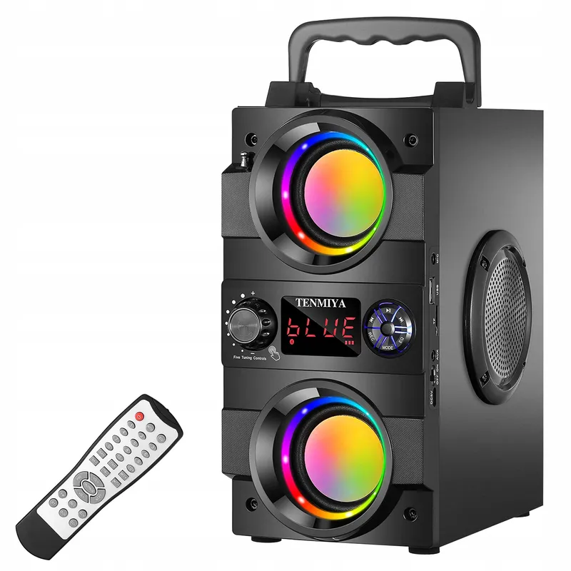 Bluetooth Speaker 40W Draagbaar Verlichting Stereo Bass — foto 1