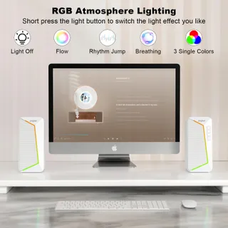 SOULION R40 Computerluidsprekers USB Bluetooth 5.3 Laptop Tablet — miniatuur 4