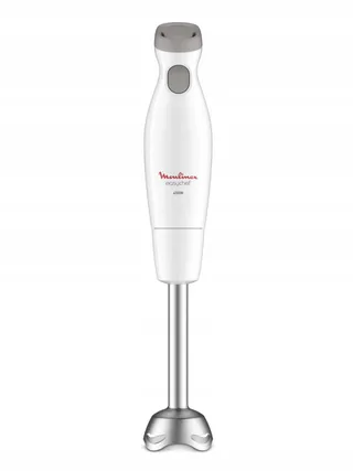MOULINEX Easychef Staafmixer 450W 2 Snelheden Zelkrom Mes Wit — miniatuur 1