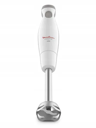 MOULINEX Easychef Staafmixer 450W 2 Snelheden Zelkrom Mes Wit — miniatuur 2
