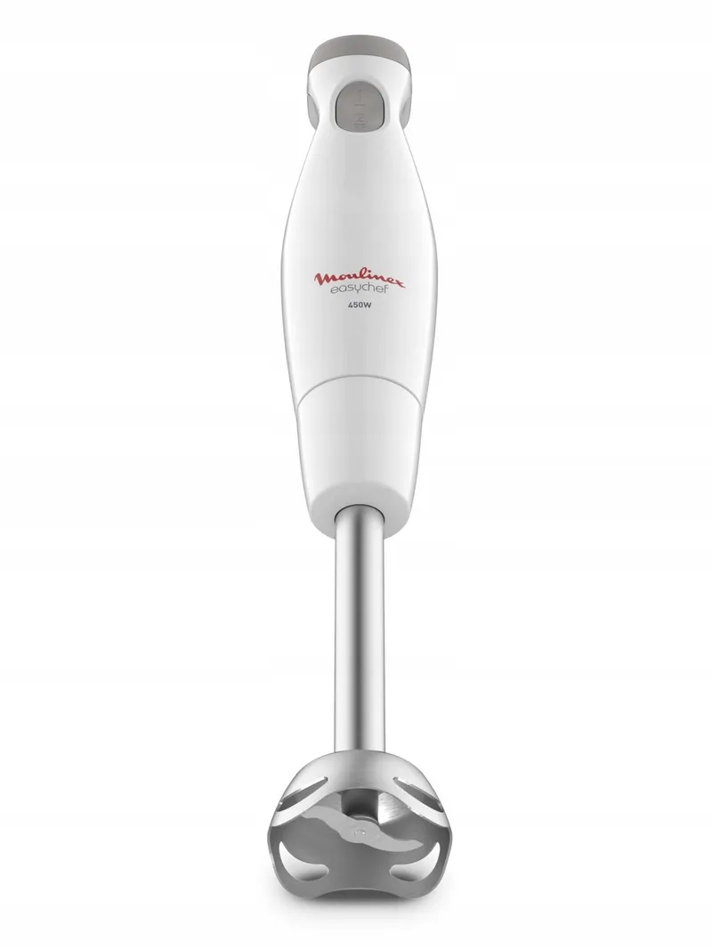 MOULINEX Easychef Staafmixer 450W 2 Snelheden Zelkrom Mes Wit — foto 2