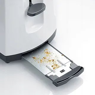SEVERIN Langsleuf Broodrooster 4 Sneden Opwarmer Grijs Wit 1400W — miniatuur 6