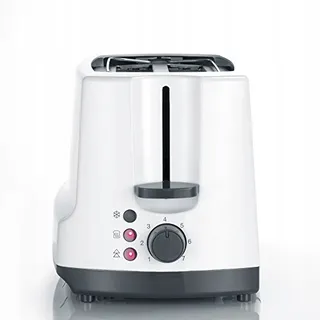 SEVERIN Langsleuf Broodrooster 4 Sneden Opwarmer Grijs Wit 1400W — miniatuur 7
