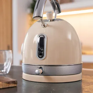 CECOTEC Waterkoker 1,8L 2200W Staal Vintage Stijl Beige — miniatuur 3