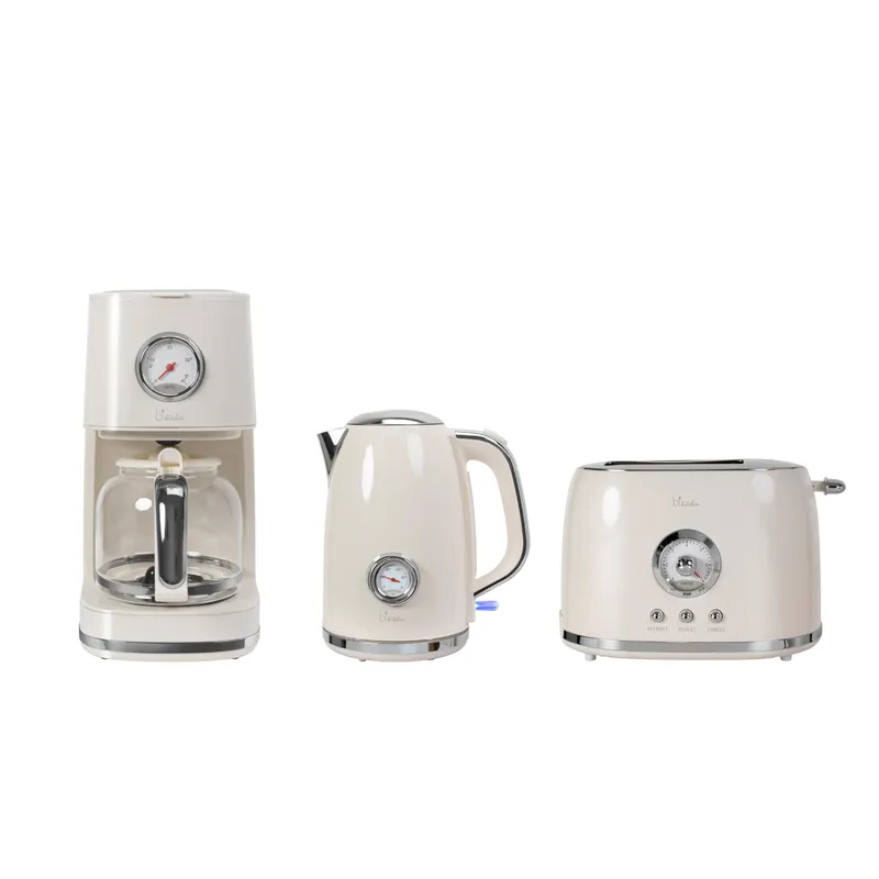 NOSTALGIA Retro Waterkoker 1850-2200W 1,7L Staal Temperatuurindicator — foto 3