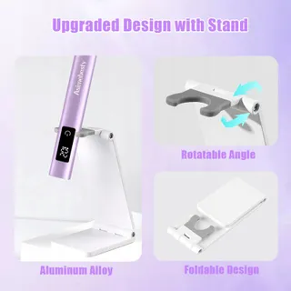 ASIMEBESTY Mini UV LED Nagellamp met Standaard Paars — miniatuur 5