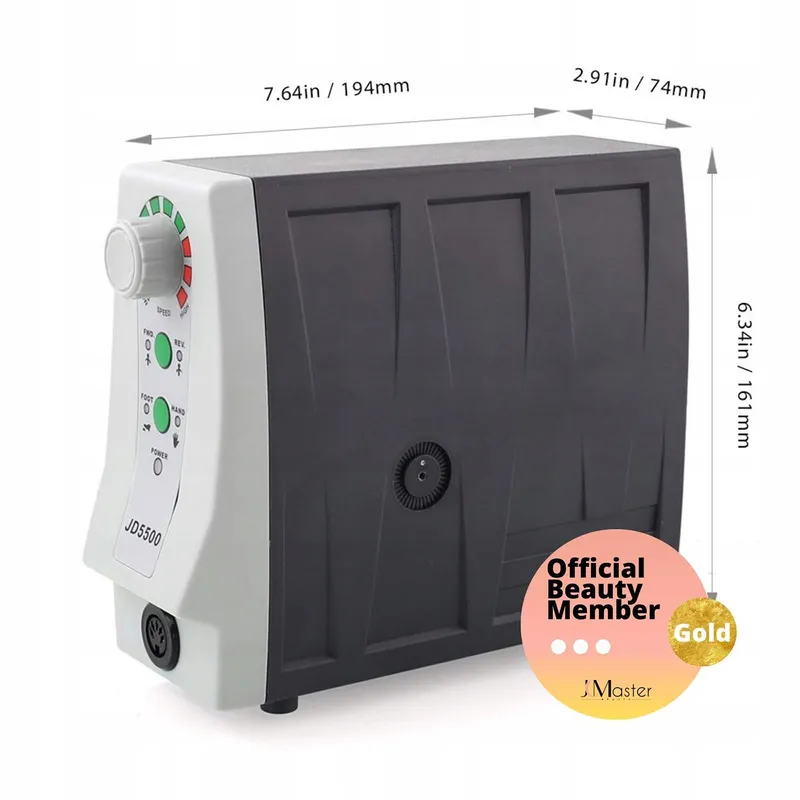 JSDA JD5500 Professionele Nagelfrees 35000rpm Manicure Pedicure — foto 2