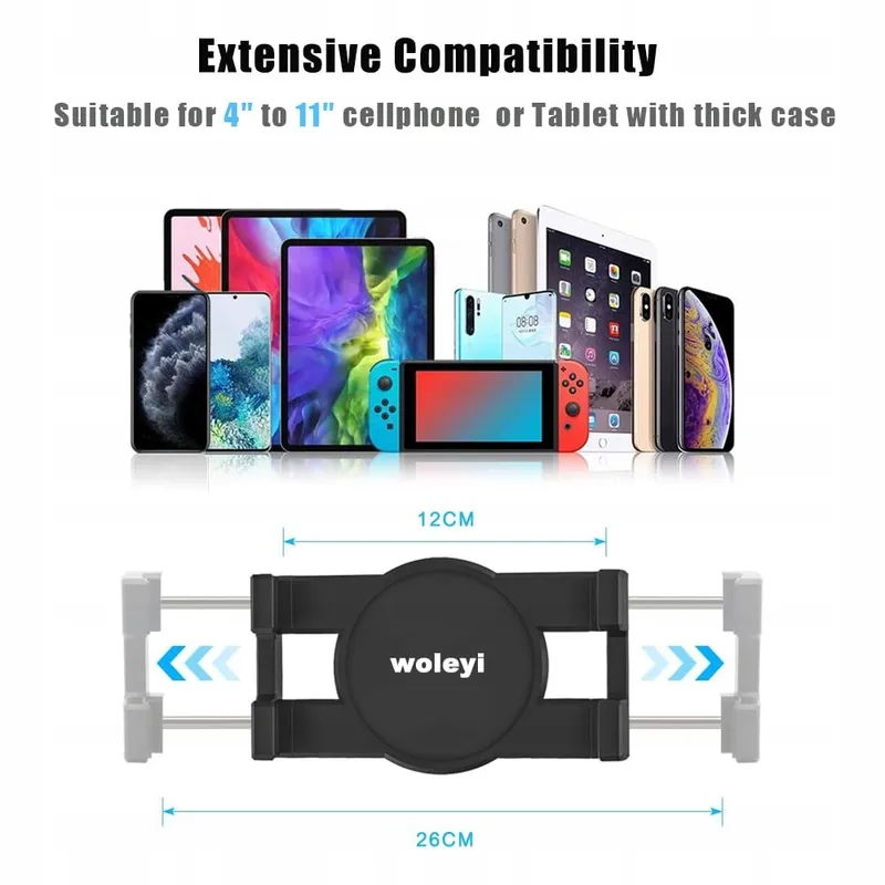 WOLEYI Autohouder Tablet Telefoon Zuignap Telescoop — foto 6