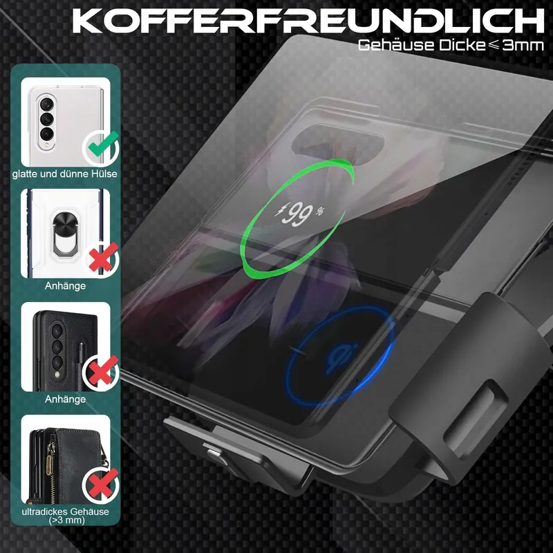 NEWZEROL Draadloze Autolader Galaxy Z Fold 6 5 4 3 2 — foto 8