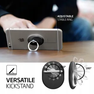 SPIGEN Style Ring Houder voor Telefoons en Tablets Zwart — miniatuur 3