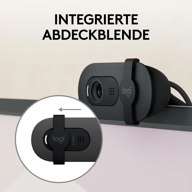 LOGITECH Brio 100 Webcam Full HD Vergaderingen en Streaming USB-A — foto 4