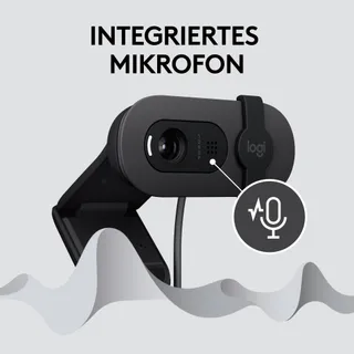 LOGITECH Brio 100 Webcam Full HD Vergaderingen en Streaming USB-A — miniatuur 6