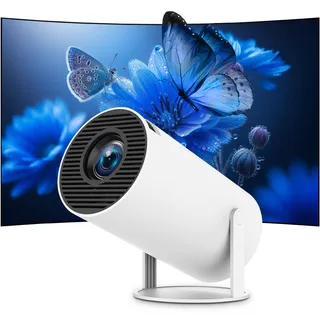 Mini Projector 4K 1080P Full HD WiFi 6 Bluetooth Android Netflix — miniatuur 1
