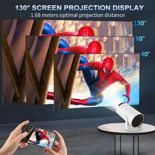 Mini Projector 4K 1080P Full HD WiFi 6 Bluetooth Android Netflix — miniatuur 7