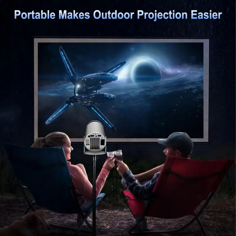 Mini Projector 4K 1080P Full HD WiFi 6 Bluetooth Android Netflix — foto 9