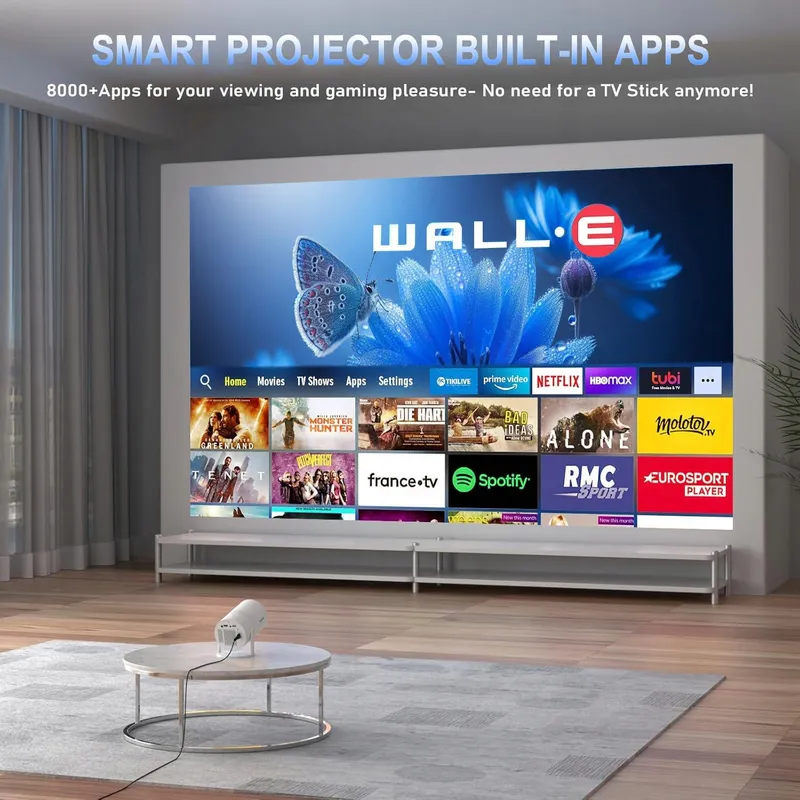 Mini Projector 4K 1080P Full HD WiFi 6 Bluetooth Android Netflix — foto 3