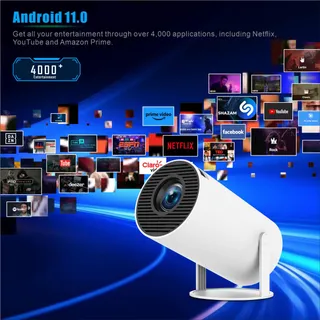 Mini Projector 4K 1080P Full HD WiFi 6 Bluetooth Android Netflix — miniatuur 5