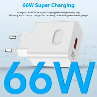 HUAWEI HONOR Supercharge Snellader 66W USB C Kabel Honor 90 80 70 — miniatuur 2