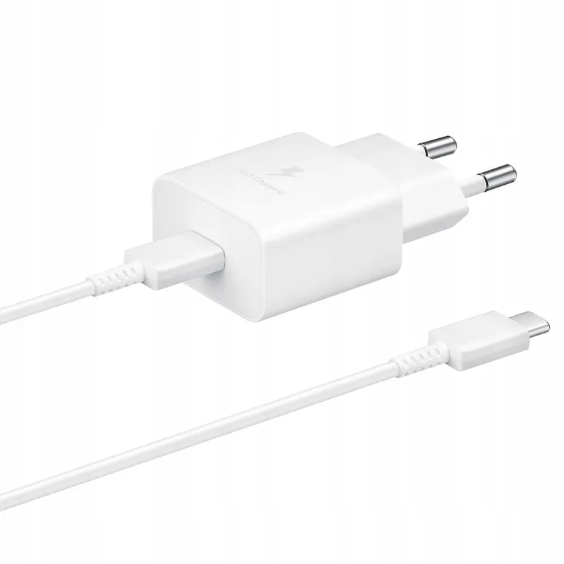 Snellader Telefoon 15W USB Type-C met Datakabel Wit — foto 10