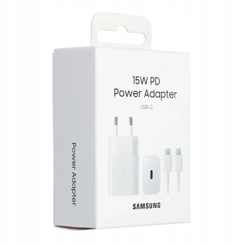 Snellader Telefoon 15W USB Type-C met Datakabel Wit — foto 9