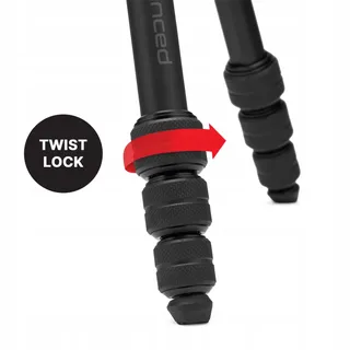 MANFROTTO Befree Advanced AS Reisstatief Compact Aluminium DSLR — miniatuur 5
